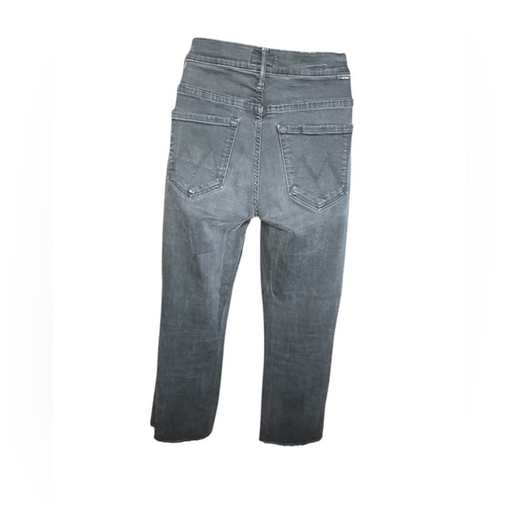 MOTHER women’s The Insider Crop Step Frey
Black Denim Size 27 preloved - Picture 3 of 10